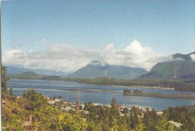 View of Clayoquot Sound from Tofino, B.C.